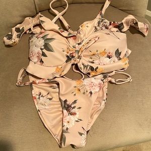 P2F Power 2 the Flower Floral Bikini